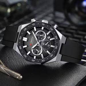 Relojes Deportivos CURREN para Hombre, Reloj de Lujo con Fecha Automática, Resistente al Agua, Luminoso, Relojes de Cuarzo AQUANAUT para Hombre, Reloj Hombre 8489 - Product Image 5