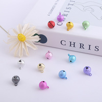 Clochettes de chasse en métal pour chiens et colliers pour chats, 6/8/10/12/14 mm, or et argent, clochettes de Noël en gros pour animaux de compagnie
