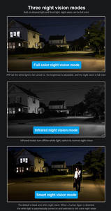 Caméra réseau à double lumière Smart Leds Color Night Vision Outdoor 4K 8MP <span class=keywords><strong>POE</strong></span> Bullet avec microphone audio - Product Image 4