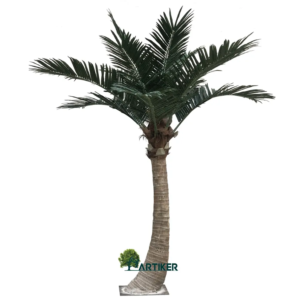 Palmeira artificial grande para decoração de jardim, preço de fábrica