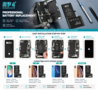 Batterie de remplacement rechargeable haute capacité Li-ion polymère RF4 2716mAh & 3150mAh compatible avec iPhone X en stock