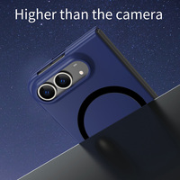 Coque arrière de protection magnétique rigide en PC ultra-fine mate antichoc pour luxe, avec fonction de charge sans fil