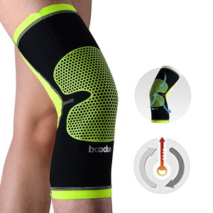 Rodillera de compresión para baloncesto, soporte para esguinces, unisex, para todas las estaciones, equipo de protección ligero - Product Image 1