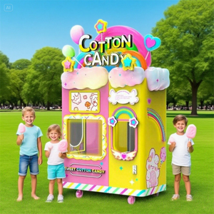 ตู้จำหน่ายไอศกรีมนุ่มทำจากผ้าฝ้ายอัตโนมัติแบบอัจฉริยะ - Product Image 1