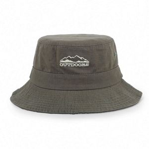 OEM Summer Outdoor Camping Fisherman <b>Hat</b> Embroidery Mountaineering Sun Bucket <b>Hat</b> With Custom Logo - Product Image 5