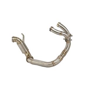 Échappement pour KTM790/890 DUKE <span class=keywords><strong>CF</strong></span> <span class=keywords><strong>MOTO</strong></span> 800NK Alliage de titane Section complète Échappement double sortie haute sortie - Product Image 2