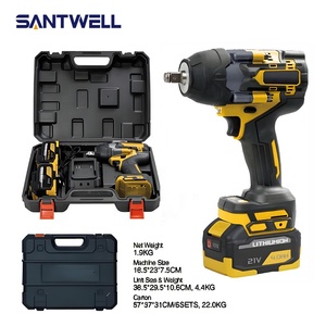 Llave de Impacto Eléctrica Profesional de Alto Torque 21V 700N.M, Portátil, para Reparación Automotriz, Sin Escobillas, para Cambio de Neumáticos de Camiones y Autocaravanas - Product Image 3