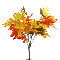 2026 Nieuwe Stijl KEMIN Merk Kunstmatige Esdoornbladeren Takken Gele Zijden Bloemen High-End Binnenhuisdecoratie Recycleerbaar Herfst