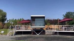 Dortoir préfabriqué facile à nettoyer avec armoires de rangement pour les équipes de construction, appartement et atelier, design moderne - Product Image 4