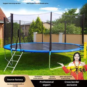 Trampolín de Grado Comercial de 6-16 Pies para <span class=keywords><strong>Niños</strong></span> y Adultos, con Red de Seguridad y Material de Espuma, para Uso en Interiores y Exteriores - Product Image 2