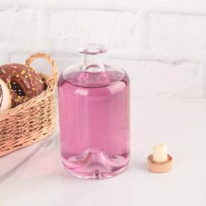 Gran oferta, botellas de vidrio de pedernal alto, 500ml, 750ml de capacidad para café, vino con sabor a Ron, producto más vendido 2023, tapa de uso de gelatina y caramelo - Product Image 3