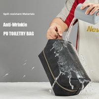 Grande trousse de toilette imperméable pour hommes, organiseur de voyage pour articles de toilette