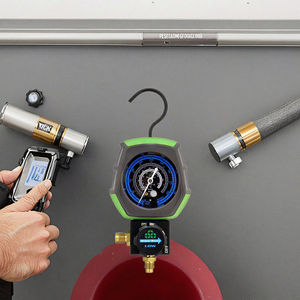 सुपर स्टार ब्रांड एचवीएसी सिंगल गेज हाई/लो प्रेशर गेज ST-B168 मैनुअल बॉल वाल्व स्विच के साथ - Product Image 2