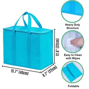 Wholesale Waterproof Delivery Cooler Bags Multi-functional Outdoor Insulated Custom Non Woven Cooler Bag With Logo Printed - Product Image 2