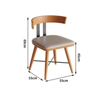 Meubles de restaurant modernes Ensemble table et chaises pour café pour un repas décontracté pour le salon