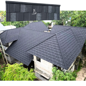 <span class=keywords><strong>Prix</strong></span> de gros Tuiles de toiture chinoises Tuiles de toiture à couleur changeante Tuiles de toiture en métal revêtues de pierre - Product Image 2