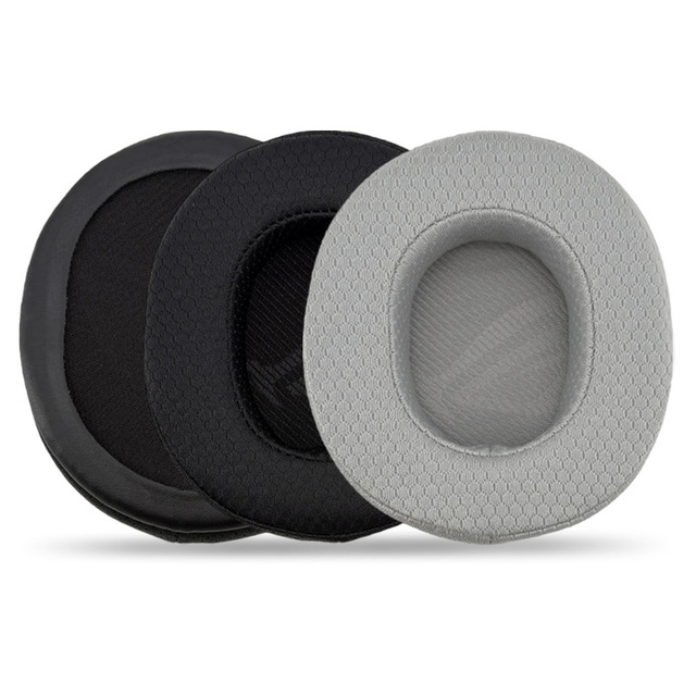 Factory Wholesale Leather Ear Cushion Breathable Mesh Fabric Ice Glue Leather for ROG Pelta Windbreaker Earpads