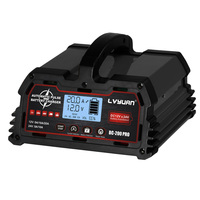 Chargeur de batterie de voiture 12V/20A 24V/10A Chargeur de batterie au lithium pour bateau moto tondeuse à gazon Batterie au plomb ou batterie au lithium