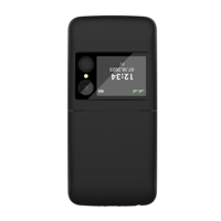 Teléfono Móvil Plegable con Doble Pantalla 4G, Botones Grandes, SOS, Radio FM, Doble SIM, Alemán, para Personas Mayores, Larga Duración de Batería