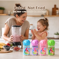 Yaourts lyophilisés en gros 22g, collation de fruits pour bébé, 6 probiotiques actifs, OEM ODM, marque privée personnalisée, boîte naturelle