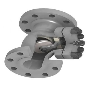 Válvula de Retención Manual de Acero al Carbono PN50, Solución para Altas Temperaturas en Aplicaciones con Medios Oleosos - Product Image 4