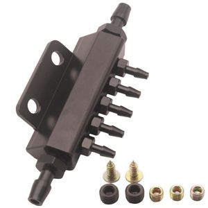 Adaptador de colector de vacío Getitall de 5 puertos, negro, para actualización del sistema de admisión del turbocompresor - Product Image 3