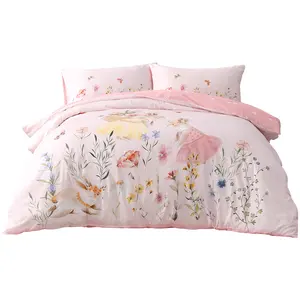 Haute qualité 100% coton dessin animé enfants housse de couette ensemble enfants ensemble de literie