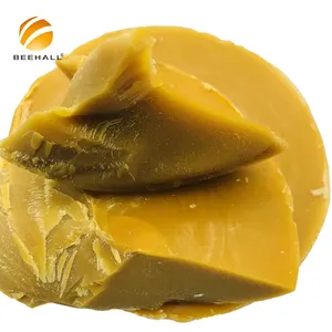 BEEHALL 100% Natural Wholesale Origin Yellow Beeswax Block For Candle And Soap Production Good Price Beeswax