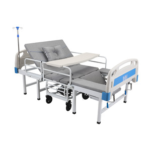 Lit médical manuel Kang Yi Duo en acier au carbone, réglable, pour soins à domicile, pour personnes âgées semi-autonomes avec fonction toilettes - Product Image 3
