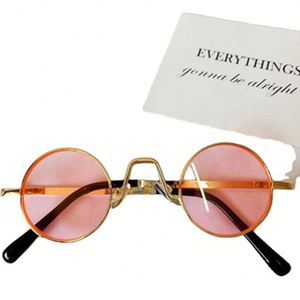 Gafas de Sol Redondas de Metal para Niños, Estilo Retro, Montura Pequeña, Protección UV400, Moda 2021 - Product Image 6
