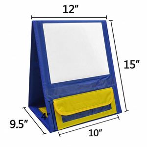 Supports de table magnétiques portables, tableau de poche double face, autoportants, pliables, cartes effaçables à sec pour enfants et enseignants - Product Image 3