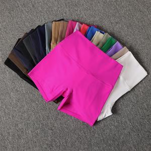 Nuovi Pantaloncini Sportivi <span class=keywords><strong>da</strong></span> <span class=keywords><strong>Donna</strong></span> a Vita Alta in Nylon, Traspiranti per Fitness, Ciclismo e Yoga - Product Image 1