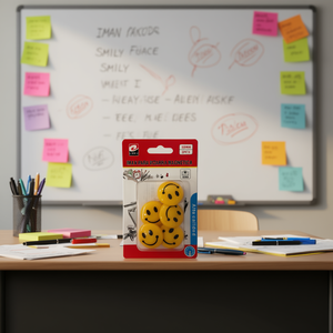 หน้ายิ้ม 30 มม- 5 ชิ้น ของขวัญส่งเสริมการขายพลาสติก - Product Image 3