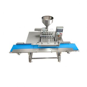 Ligne de production entièrement automatique pour le remplissage de crème ou de confiture sur gâteaux roulés, pains, croissants et choux à la crème, et machine de remplissage de choux à la crème - Product Image 2