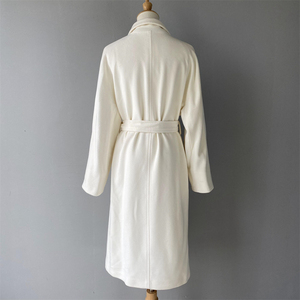 Mới nhất bán tùy chỉnh thiết kế dài phong cách chất lượng tốt Len cashmere áo Phụ nữ - Product Image 2