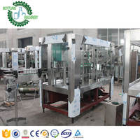 Machine de remplissage de canettes PET 2 en 1 12-1 Monobloc PLC Control Carbon Dioxide Carbonated Soda Water Beverage Mouming Wine 200ml 250ml