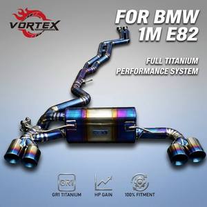 Système d'échappement Vortex Titanium Valvetronic Catback pour BMW 1M E82 (2011-2012) N54, ultra léger, bleu, avec silencieux à découpe en forme de pie - Product Image 1