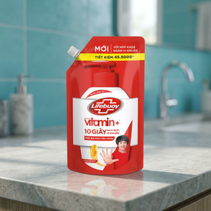 Jabón Líquido para Manos con Vitaminas, Recarga de 1 kg, 99.9% de Protección contra Gérmenes, para Limpieza Corporal - Product Image 3