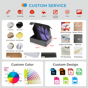 Quà Tặng Sang Trọng In Logo Tùy Chỉnh Màu Hồng Hộp Gửi Thư Giấy Kraft Thủ Công Hộp Bưu Phẩm Gấp Nếp - Product Image 4