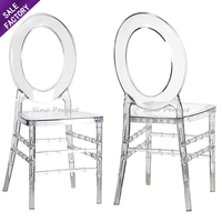 Chaise Chivari transparente en acrylique de haute qualité pour événements extérieurs, mariages, banquets et réceptions – Prix abordable