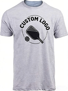 Maillot de pickleball pour homme de haute qualité avec logo personnalisé, en polyester respirant et à séchage rapide, t-shirt de pickleball d'été, impression numérique - Product Image 1
