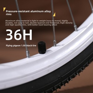 <span class=keywords><strong>Bicicleta</strong></span> <span class=keywords><strong>de</strong></span> Paseo Ligera con Cuadro <span class=keywords><strong>de</strong></span> Acero al Carbono Marca Feige <span class=keywords><strong>para</strong></span> Adultos, Hombres, Mujeres, Estudiantes <span class=keywords><strong>de</strong></span> Primaria y Secundaria, y Oficinistas - Product Image 3