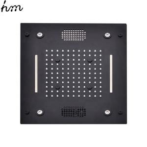 Lemfo SUS 304 — pommeau <span class=keywords><strong>de</strong></span> <span class=keywords><strong>douche</strong></span> à Led, 400x400mm, convertisseur <span class=keywords><strong>de</strong></span> couleurs, éclairage <span class=keywords><strong>de</strong></span> pluie, <span class=keywords><strong>douche</strong></span> à musique, 16 couleurs - Product Image 2