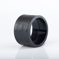 Raccord droit en PEHD noir DN20-110mm, coupleur égal par fusion, pour tuyaux PE