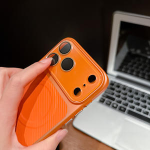 Nouvelle <span class=keywords><strong>coque</strong></span> de téléphone magnétique <span class=keywords><strong>en</strong></span> <span class=keywords><strong>cuir</strong></span> à texture fibre de carbone <span class=keywords><strong>pour</strong></span> <span class=keywords><strong>iPhone</strong></span> 17 <span class=keywords><strong>13</strong></span> 14 15 16 12 <span class=keywords><strong>Pro</strong></span> Max <span class=keywords><strong>avec</strong></span> film de protection d'objectif <span class=keywords><strong>en</strong></span> verre, antichoc - Product Image 5