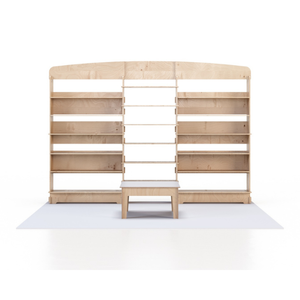 Stand Espositivo Modulare 3x3 in Legno di Betulla Personalizzabile per Fiere ed Eventi - Stand Portatile per Esposizioni Marca ESPOSIT - Product Image 4