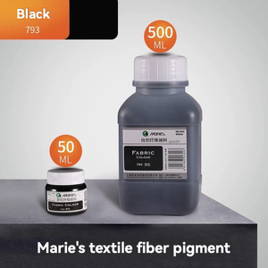 Ensemble <span class=keywords><strong>de</strong></span> peintures acryliques pour tissu <span class=keywords><strong>Marie</strong></span>'s, 50 ml, 24 couleurs, résistantes à la décoloration et imperméables, pour vêtements, chaussures, toile, verre et papier, art DIY - Product Image 5