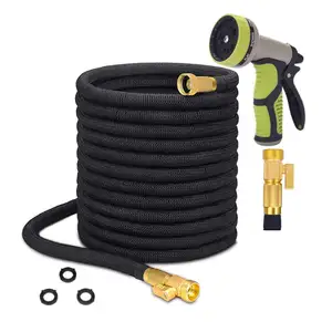 Manguera Expandible Hose 100 Foot Solid Brass Fitting Durable Flexible Expandable Estiramient Manguera Expandible Jardin High Quality Manguera De Jardn