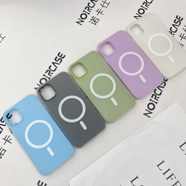 TPU+PC Hybrid Case Heavy Duty Protection Anti-Yellowing Transparent Cover with Magnetic Charging Support