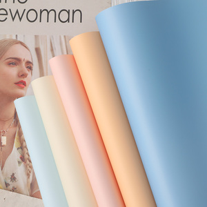 Giấy gói hoa hai mặt Ouya, chất liệu nhự<span class=keywords><strong>a</strong></span> màu trơn, dùng gói bó hoa, nhập khẩu từ Ninh Ba - Product Image 5